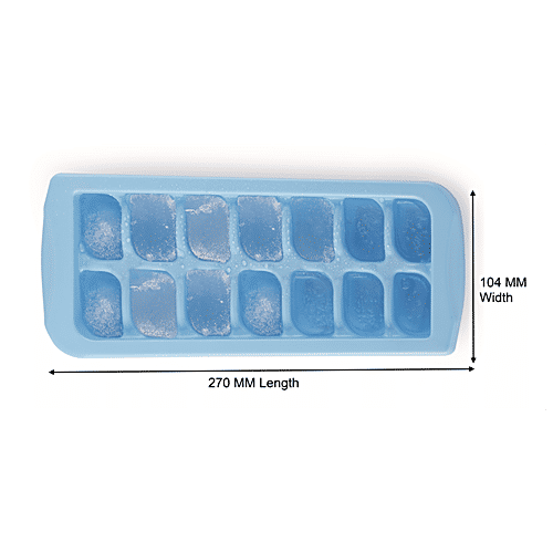 Nakoda Chill Ice Cube Tray - Assorted Colour, 2 pcs  