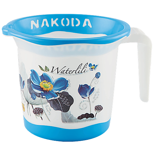 Nakoda Pixel Printed Designer Bath Mug - Assorted Colour, 1 L  