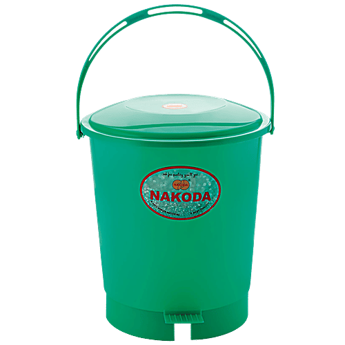 Nakoda Swachh Plastic Pedal Dust & Garbage Bin - Assorted Colour, 7 L  