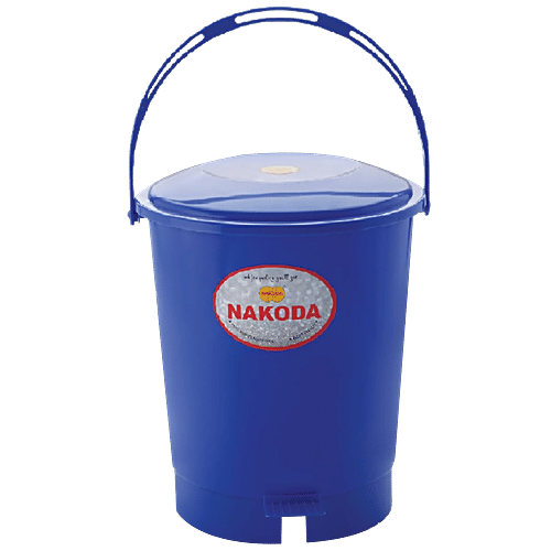 Nakoda Swachh Plastic Pedal Dust & Garbage Bin - Assorted Colour, 7 L  
