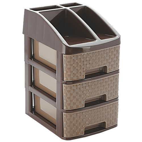Nakoda Pride Multi Utility Storage Drawer - 3 Steps, Assorted Colour, 1 pc  