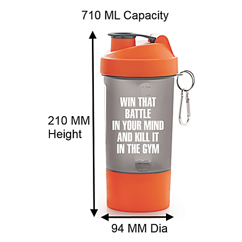 Nakoda Power Shaker Bottle - Assorted Colour, 710 ml  