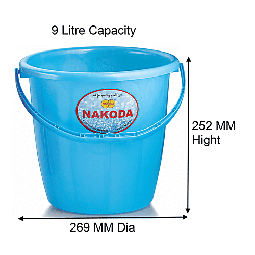 Nakoda Turbo Bucket - Assorted Colour, 9 L  