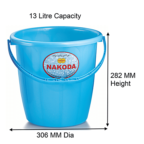 Nakoda Turbo Bucket - Assorted Colour, 13 L  