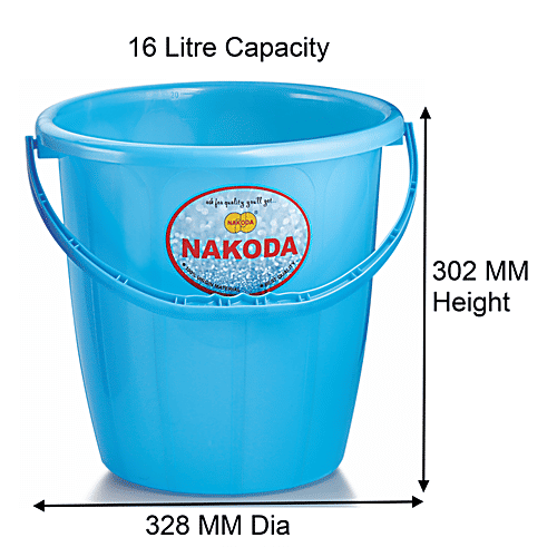 Nakoda Turbo Bucket - Assorted Colour, 16 L  