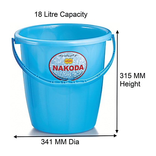 Nakoda Turbo Bucket - Assorted Colour, 18 L  