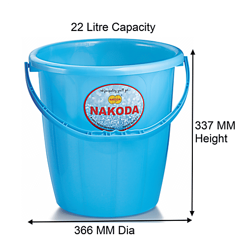Nakoda Turbo Bucket - Assorted Colour, 22 L  