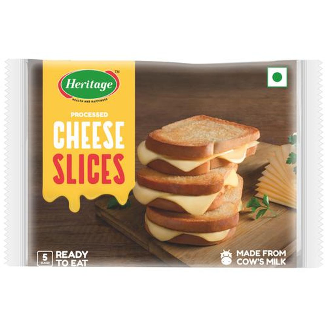 Heritage Cheese Slices, 100 g Pouch