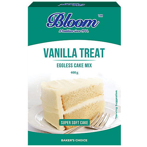 Buy Bloom Vanilla Treat Eggless Cake Mix Online at Best Price of Rs 399 bigbasket