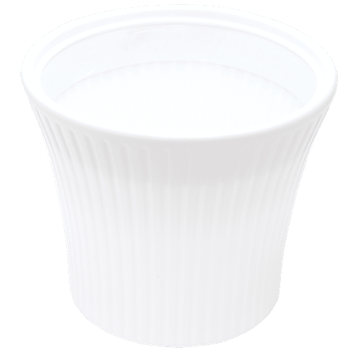 Natures Plus Sunrise Pot - 9 Inch, White, 9 x 6.5 x 8  