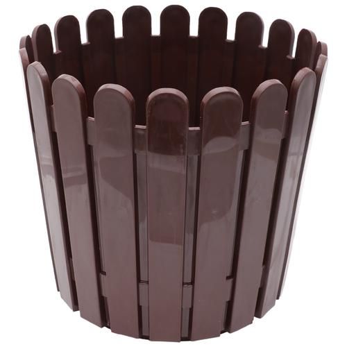 Natures Plus Fence Pot - 11 Inch, Coffee, 11 x 9 x 10  