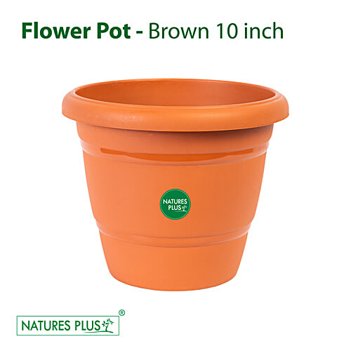 Natures Plus Flower Pot 100, 1 pc 25.4 x 15.24 x 21.59 cm