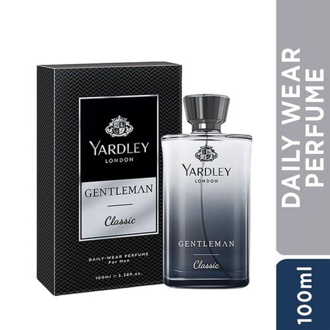 Yardley London Gentleman Classic Daily Wear Perfume - For Men, Long-Lasting, 100 ml 