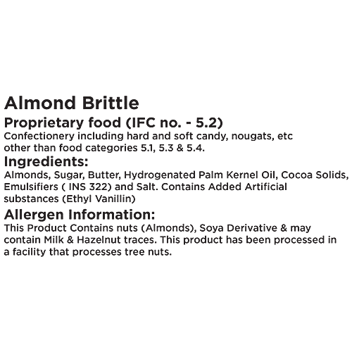 Loyka Almond Brittle - Roasted Almonds, Salty Caramel & Dark Choco, 17 g  