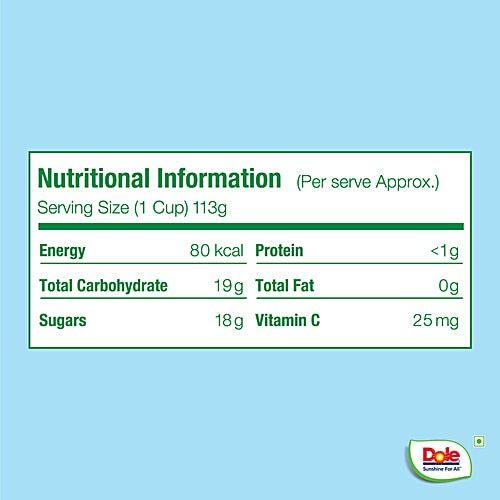 Dole Tropical Fruit Bowls - Diced Papaya & Pineapple In Fruit Juice, No Added Sugar, 452 g (Pack of 4) 