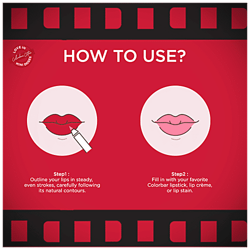 ColorBar Definer Lip Liner Mini, 0.73 g Clear Red 