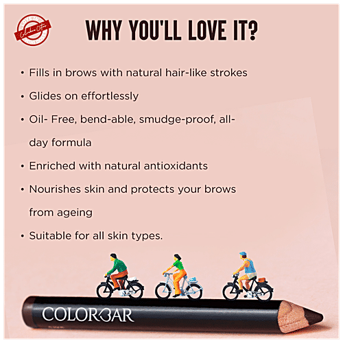 ColorBar Stunning Brow Pencil Mini, 0.73 g Chestnut 