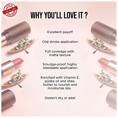 ColorBar Matte Touch Lipstick Mini, 1.3 g Fall In Luv 