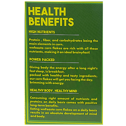 WeFeasto Corn Flakes, 500 g (Get 250 g Free Inside) 