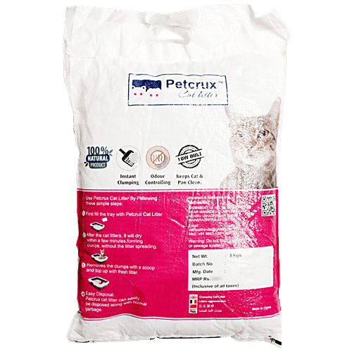 Buy Petcrux Exclusive Scoopable Smart Bentonite Cat Litter Online at