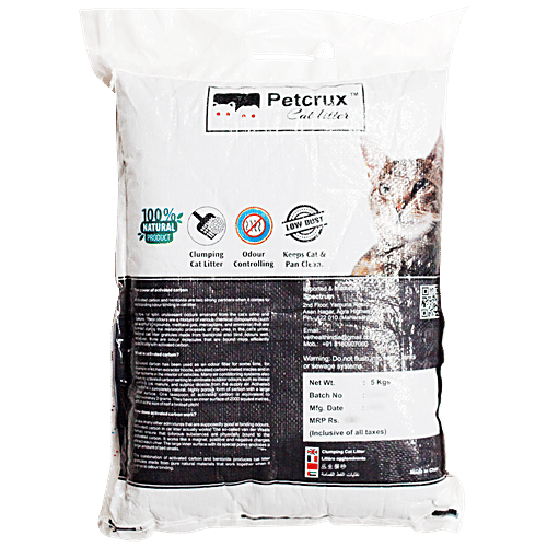 Buy Petcrux Exclusive Scoopable Natural Activated Carbon Cat Litter