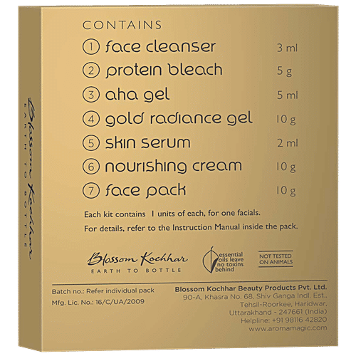 Buy Aroma Magic Gold Facial Kit Single Use Online at Best Price of Rs