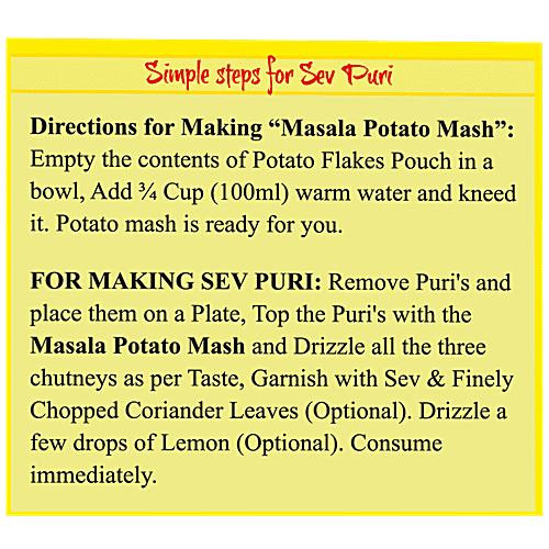 Wah Luft Instant &Delicious Sev Puri Kit, 500 g  