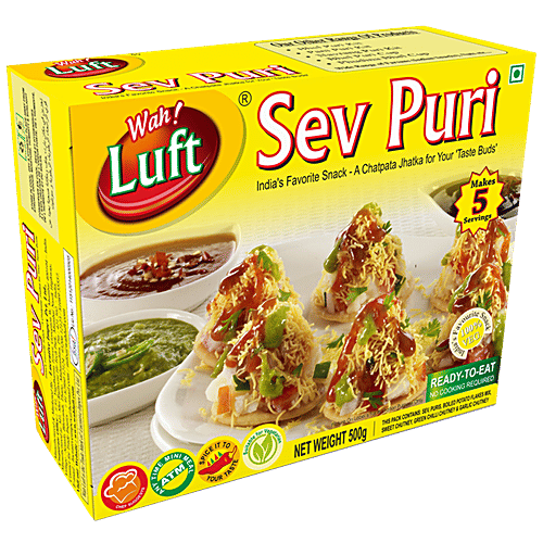 Wah Luft Instant &Delicious Sev Puri Kit, 500 g  