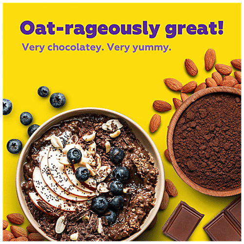 Yoga Bar Oats - Dark Chocolate, Healthy, High In Fibre, Breakfast Cereal, Gluten Free, 400 g  Oat-rageously great!
 Very chocolatey, Very yummy