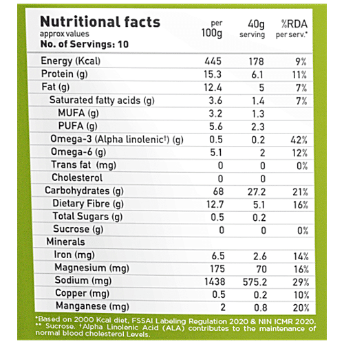 Yoga Bar Super Oats - Dal Khichdi, 3x More Vegetables, Breakfast Cereal, Gluten Free, 400 g  