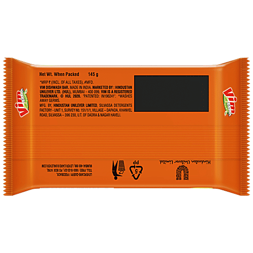 Buy Vim Extra Dishwash Bar AntiBac With Neem Online at Best Price of