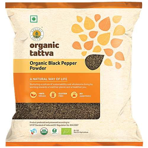 Organic Tattva Black Pepper Powder - Organic, 100 g NO 