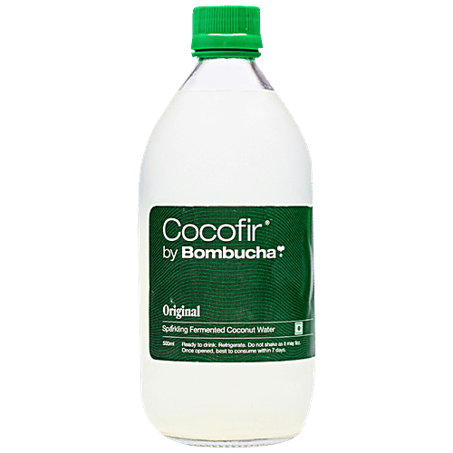Bombucha CocoFir Original Coconut Water Kefir, 500 ml Bottle 