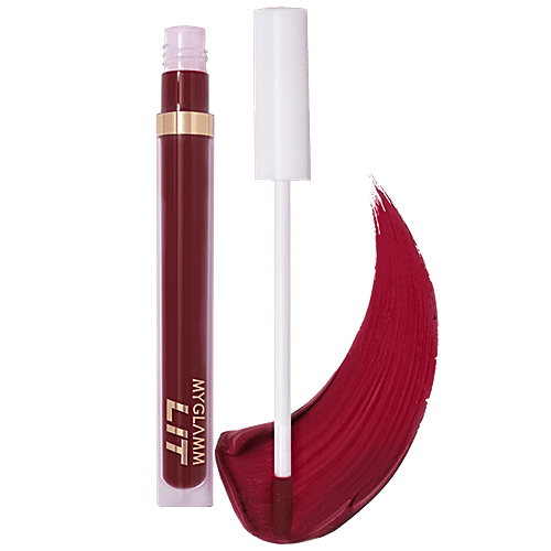 MyGlamm Lit Liquid Matte Lipstick, 3 ml Kittenfish 