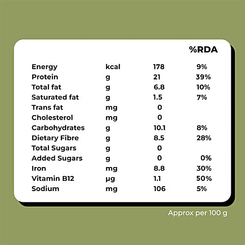 Hello Tempayy Natural Soybean Tempeh Cubes - Clean, Lean, Gut Friendly Protein, Make Curries, Stir Fries & More, 200 g 42g Protein Packed, Low Fat, Low Carbs, Fiber Rich