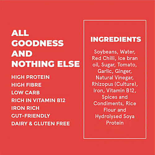 Hello Tempayy Peppery Szechuan Chilli Tempeh Cubes - The Better Veg Protein, Make Stir Fries & Healthy Chinese, 200 g 40g Protein Packed, Low Fat, Low Carbs, Fiber Rich