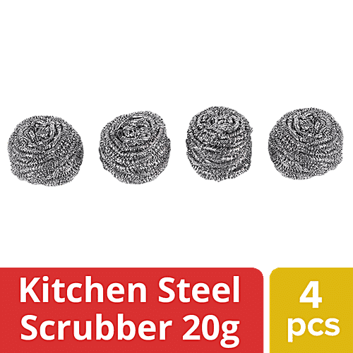 Liao Stainless Steel Scourer Set, 4 pcs  