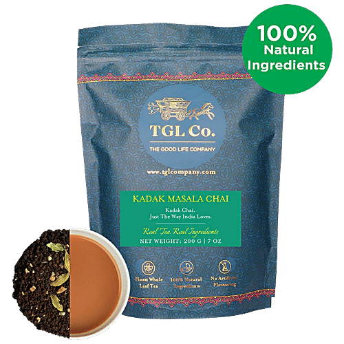 TGL Co. Kadak Masala Chai Tea, 200 g Pouch 