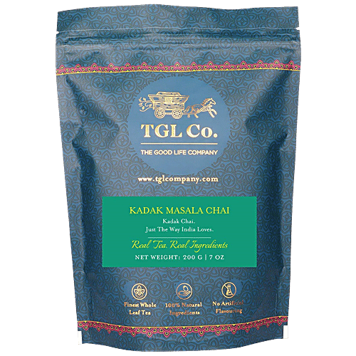 TGL Co. Kadak Masala Chai Tea, 200 g Pouch 