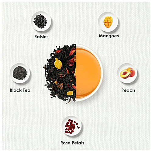 TGL Co. Rose Glow Tea, 50 g  Black Loose Leaf Tea