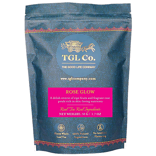 TGL Co. Rose Glow Tea, 50 g  Black Loose Leaf Tea