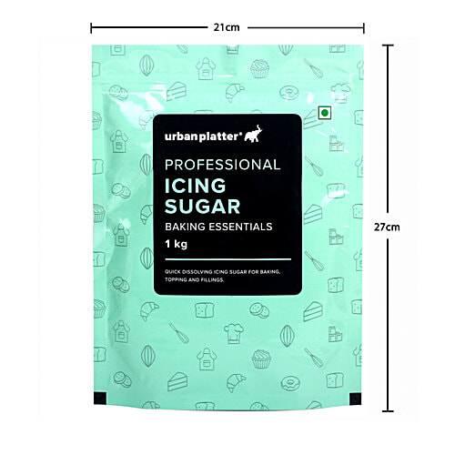 Urban Platter Professional Icing Sugar, 1 kg Pouch Baking Essentials