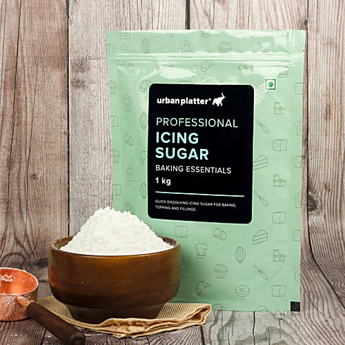 Urban Platter Professional Icing Sugar, 1 kg Pouch Baking Essentials