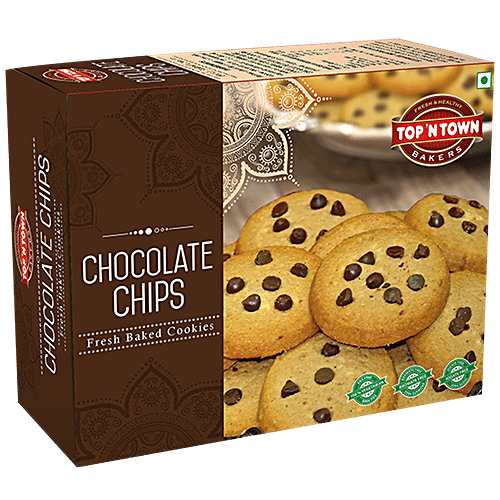Buy Top 'N Town Bakers Cookies Choco Chips Online at Best Price of Rs