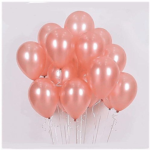 CherishX Happy Birthday Decoration Kit - Rose Gold, 124 pcs  