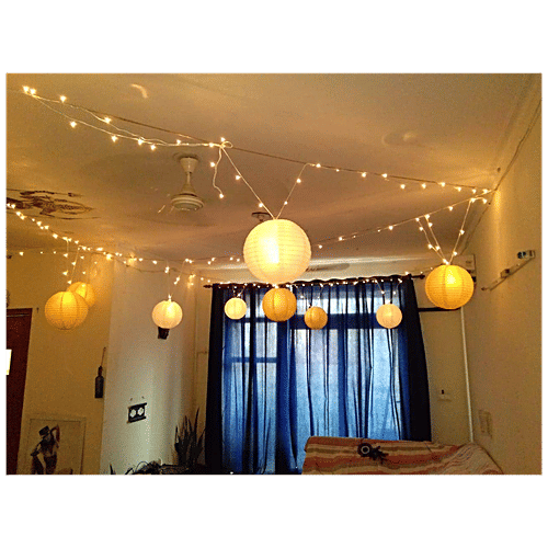 CherishX Paper Lantern - White, 11 pcs  