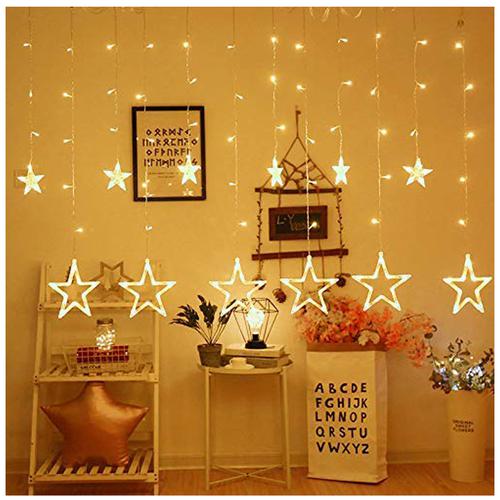 Buy Star LED Curtain Premium Decoration - 12 Stars, Led Lights, Warm White For Party Online at Best Price of Rs 699 - bigbasket