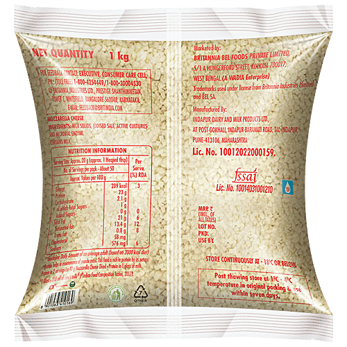 Buy Britannia The Laughing Cow Mozzarella Cheese Diced Online at Best