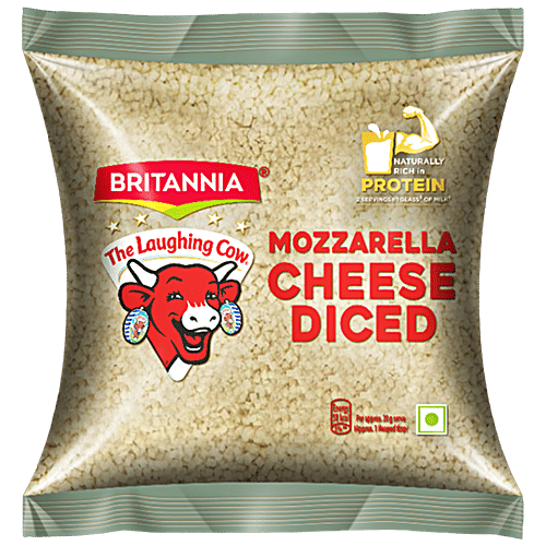 Buy Britannia The Laughing Cow Cheddar Cheese Diced Online at Best