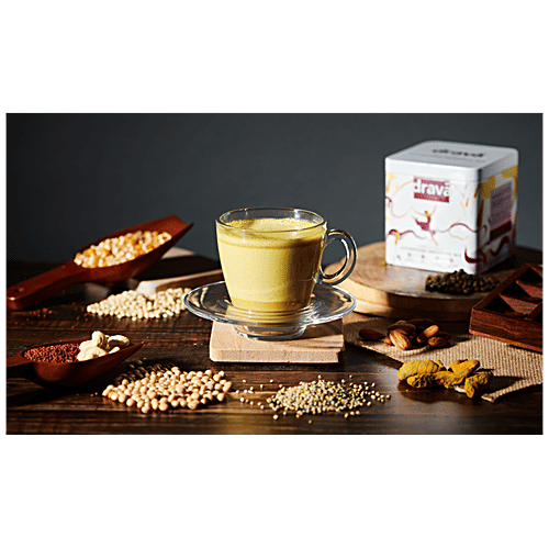 Drava Superfood Smoothie Mix - Turmeric Millet, 100 g Tin 
